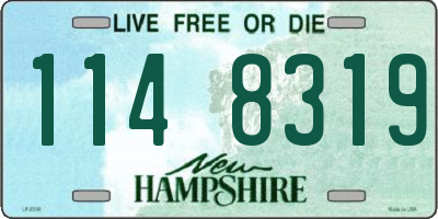 NH license plate 1148319