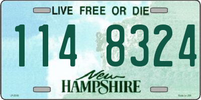 NH license plate 1148324