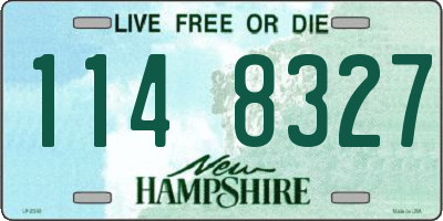 NH license plate 1148327