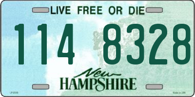NH license plate 1148328