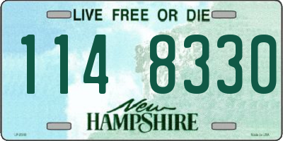 NH license plate 1148330