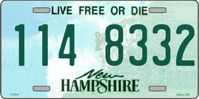 NH license plate 1148332