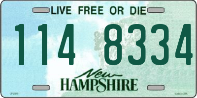 NH license plate 1148334