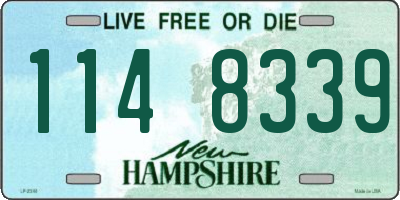 NH license plate 1148339
