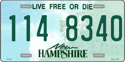 NH license plate 1148340