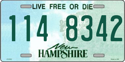 NH license plate 1148342