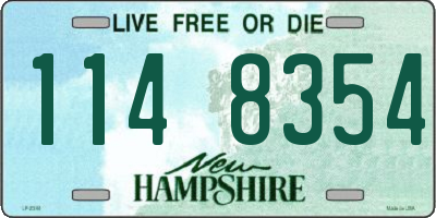 NH license plate 1148354