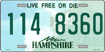 NH license plate 1148360