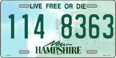 NH license plate 1148363