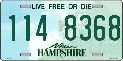 NH license plate 1148368