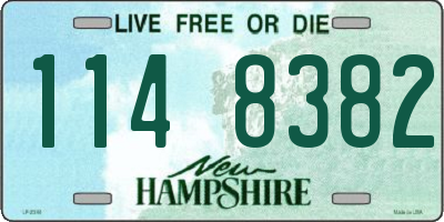 NH license plate 1148382