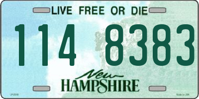 NH license plate 1148383