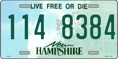 NH license plate 1148384