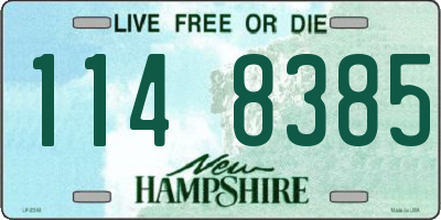 NH license plate 1148385