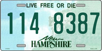 NH license plate 1148387