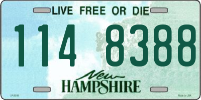 NH license plate 1148388