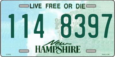 NH license plate 1148397