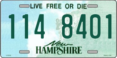 NH license plate 1148401