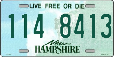 NH license plate 1148413