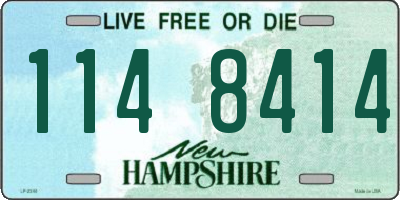 NH license plate 1148414