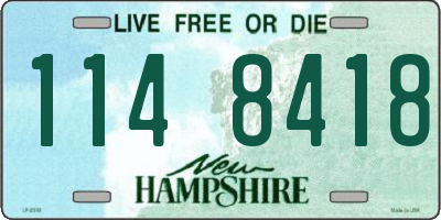 NH license plate 1148418