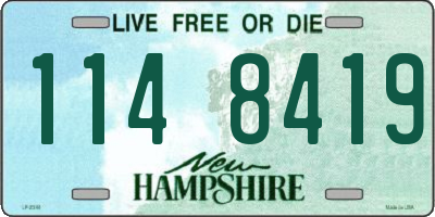 NH license plate 1148419