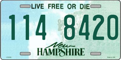 NH license plate 1148420