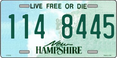 NH license plate 1148445