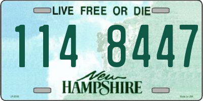 NH license plate 1148447