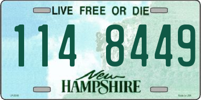 NH license plate 1148449