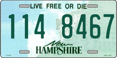NH license plate 1148467