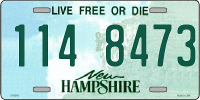NH license plate 1148473