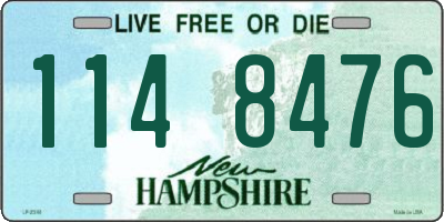 NH license plate 1148476