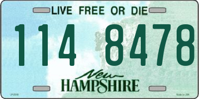 NH license plate 1148478