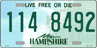 NH license plate 1148492