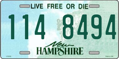 NH license plate 1148494