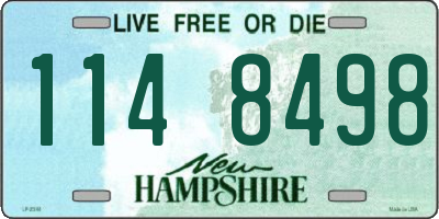NH license plate 1148498