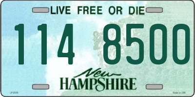 NH license plate 1148500