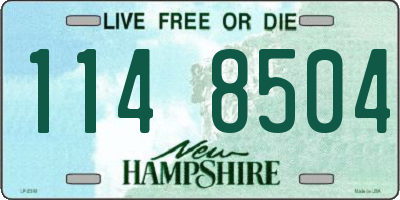 NH license plate 1148504