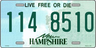 NH license plate 1148510