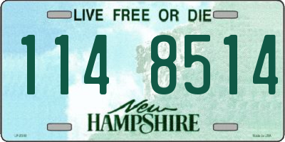 NH license plate 1148514