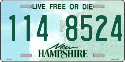 NH license plate 1148524