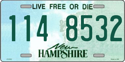 NH license plate 1148532