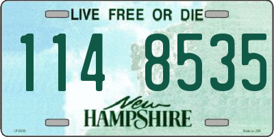 NH license plate 1148535