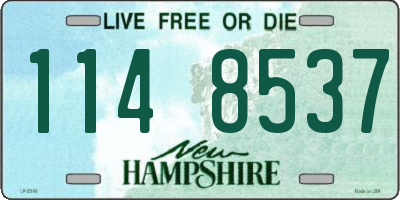 NH license plate 1148537