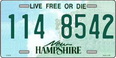 NH license plate 1148542