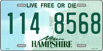 NH license plate 1148568