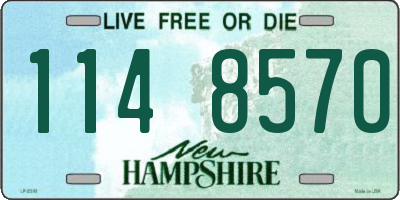 NH license plate 1148570