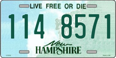 NH license plate 1148571