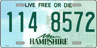NH license plate 1148572